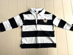 100cm petit main 太ボーダーラガー長袖Tシャツ