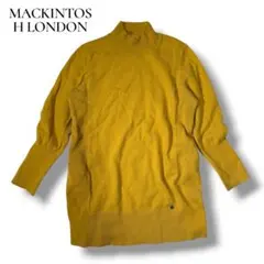 マッキントッシュロンドン カシミヤ混 ハイネックニット イエロー マスタード Mのサムネイル