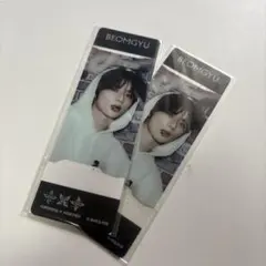 TXTボムギュ　ファミマコラボ　クリアしおり