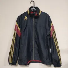 adidas ジャケット L ネイビー レッド