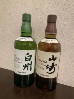 山崎 白州 シングルモルトウイスキー 2本セット - メルカリ