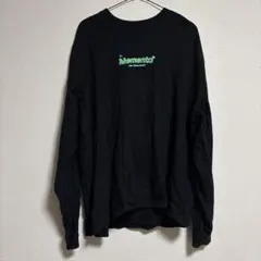 ロングTシャツ　長袖　memento