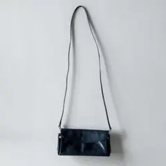メゾンマルジェラ 11 レザー ショルダーバッグ　ウォレット 黒のサムネイル