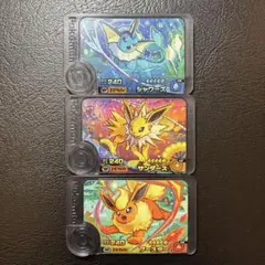 ポケモンフレンダ　シャワーズ、サンダース、ブースター　ワンダー　ブイズ