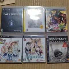 PS3ソフトセット（ダークソウル、戦場のヴァルキリアなど)