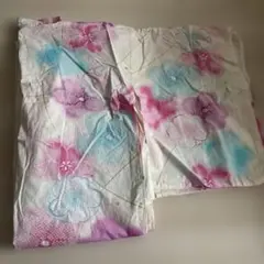 花柄 浴衣 セット ピンクと水色※浴衣単品での購入も可能です。