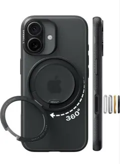 TORRAS iPhone 17 用ケース カチカチ・多機能360度回転スタンド