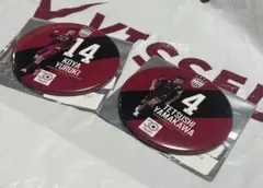 ヴィッセル神戸　４周年VISSELクジ　缶バッジ　２個セット