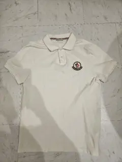 MONCLER ホワイト ポロシャツ
