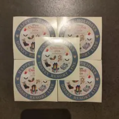 ディズニーリゾートライン　ステッカー5枚セット　2024年 クリスマス