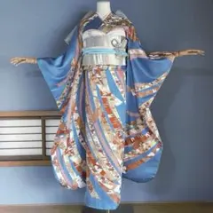 振袖フルセット　高身長　吾妻徳穂　吉澤友禅　手描き　成人式振袖　振袖　裄丈69のサムネイル