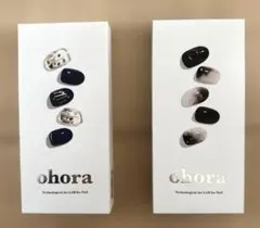 ohoraネイルシールND-025NP-112二箱セットブラック開封済未使用