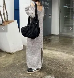 カットアウトワンピース