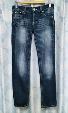 選✨The Vintage Standard✨美スリムフィットインディゴブルーＬ