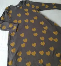 【美品】マーキーズ ハート柄ワンピース 140