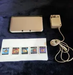 ニンテンドー3DS LL シルバー 本体+モンスターハンターシリーズ5本セット