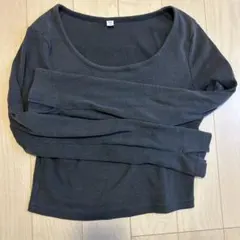 リブクロップドt