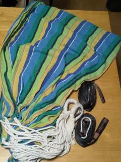 ハンモック　リング　ロープベルト付き