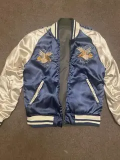 【美品/希少】アルファインダストリーズ スカジャン リバーシブル 刺繍 アルファインダストリーズ MA-1 スカジャン リバーシブル 刺繍