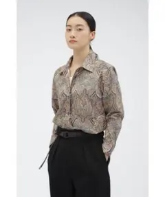 24年 日本製 LIBERTY【MARGARET HOWELL】長袖シャツ l - メルカリ