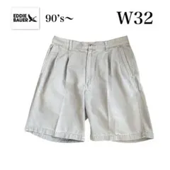 90’s〜 Eddie Bauer ショートパンツ　ハーフショーツ　2タックのサムネイル