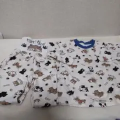 柴犬 総柄 パジャマ セットアップ 90サイズ
