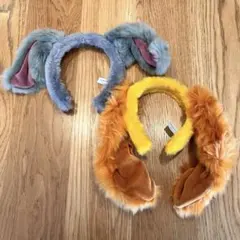 ディズニー　カチューシャ　わんわん物語　トランプ　レディ　ペア　廃盤品