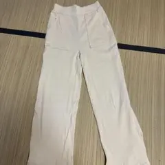 GU ワイドパンツ パンツ ホワイト