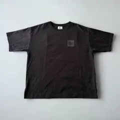 CAMP7 ブラック Tシャツ 半袖　立体ロゴのサムネイル