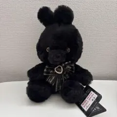 Twinkle Black Hugs 真っ黒なお友達 黒いウサギ　ぬいぐるみ