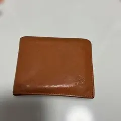 IL BISONTE オレンジ 二つ折り財布