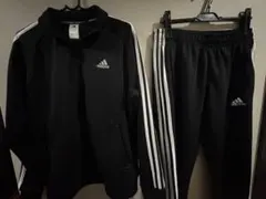 adidas ジャージ上下セット 黒