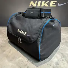 90s old NIKE ボストンバッグ \"ブラック×ダークグリーン\" 1点物◇ビンテージ90sナイキNIKE深緑ボストンバッグ鞄ダッフルバッグ
