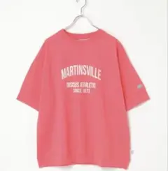 極美品　discus ディスカス　ピンク　半袖Tシャツ