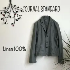 ジャーナルスタンダード✤リネン100% テーラードジャケット カーキ色