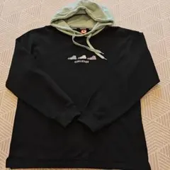 CONVERSE パーカー ブラック XL
