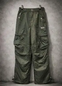 ナイロンカーゴパンツ テック系 多ポケット Y2K Cargo Pants
