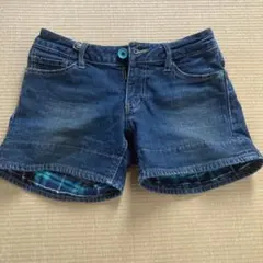 デニムショートパンツ ダークブルー