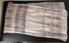 ストール　スカーフ　シルク　ピンク系　レディース　春物　大判