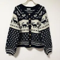 ✨良品✨ アースミュージックアンドエコロジー 【M】 セーター カーディガン 冬