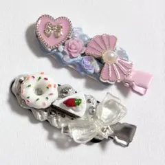 ホイップデコ ヘアピン ハンドメイド
