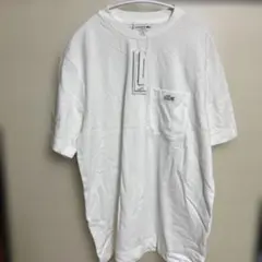 新品 LACOSTE ポケットTシャツ ホワイト FR4