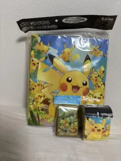 ピカチュウコレクションファイル デッキケース デッキシールド セット