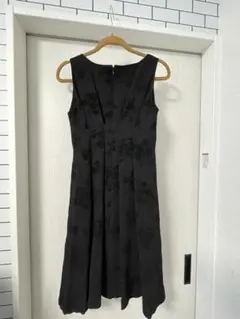 フォーマル 結婚式 ドレス ワンピース ベロア 花 スカート