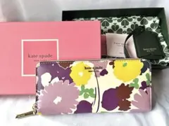 kate spade 花柄 長財布