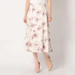 ミッシュマッシュ 大花柄ハギースカート