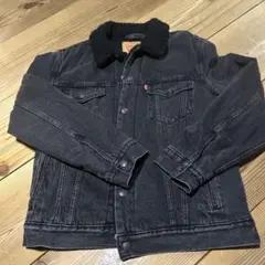Levi's リーバイス ボア デニムジャケット ブラック　S