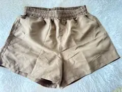 ベージュ ショートパンツ サイズL ラッシュガード
