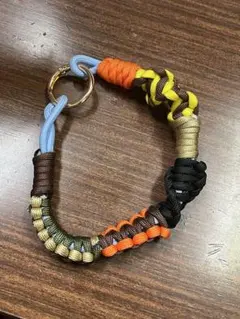 マルチカラー パラコード ハンドストラップ