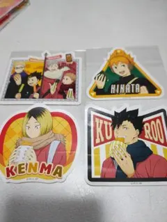 ハイキューシールステッカー4枚セット